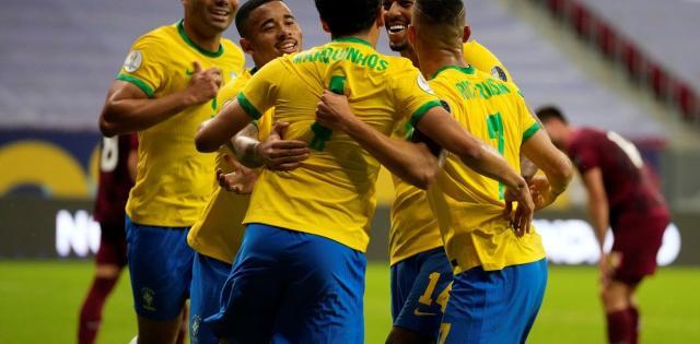 开云在线开户平台-内马尔点球+助攻 美洲杯揭幕战巴西3比0委内瑞拉